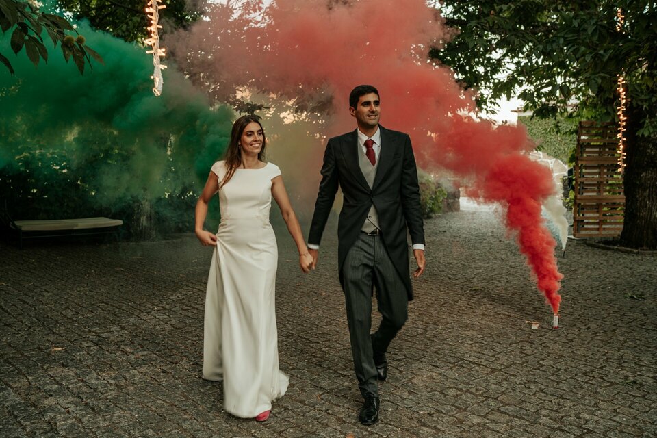 O casamento da Maria e do Luis só poderia ser no Vale Minhoto O casamento da Maria e do Luis só poderia ser no Vale Minhoto