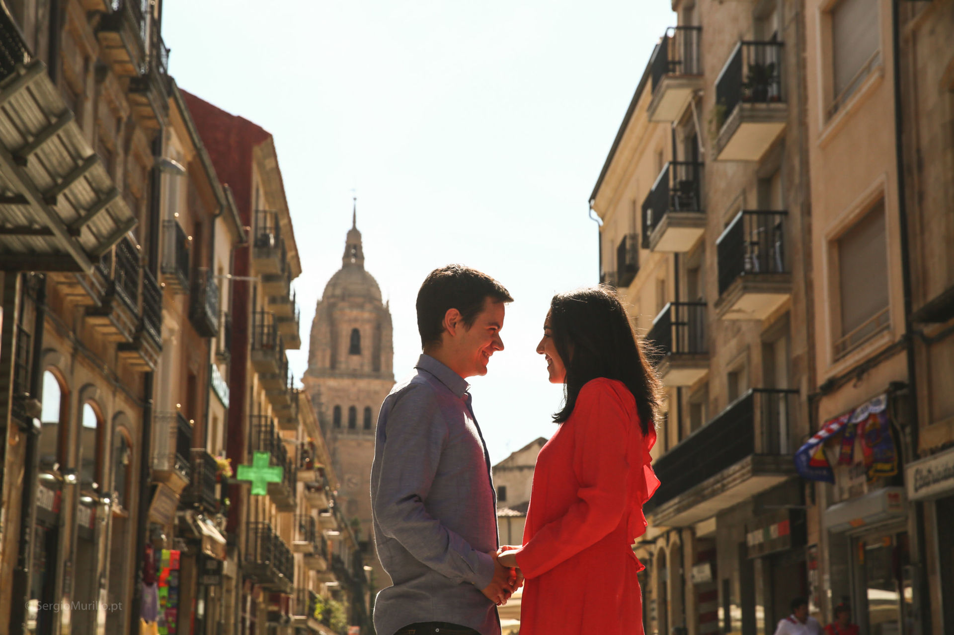 Sessão de solteiros em Salamanca - Espanha da Ana e Diego