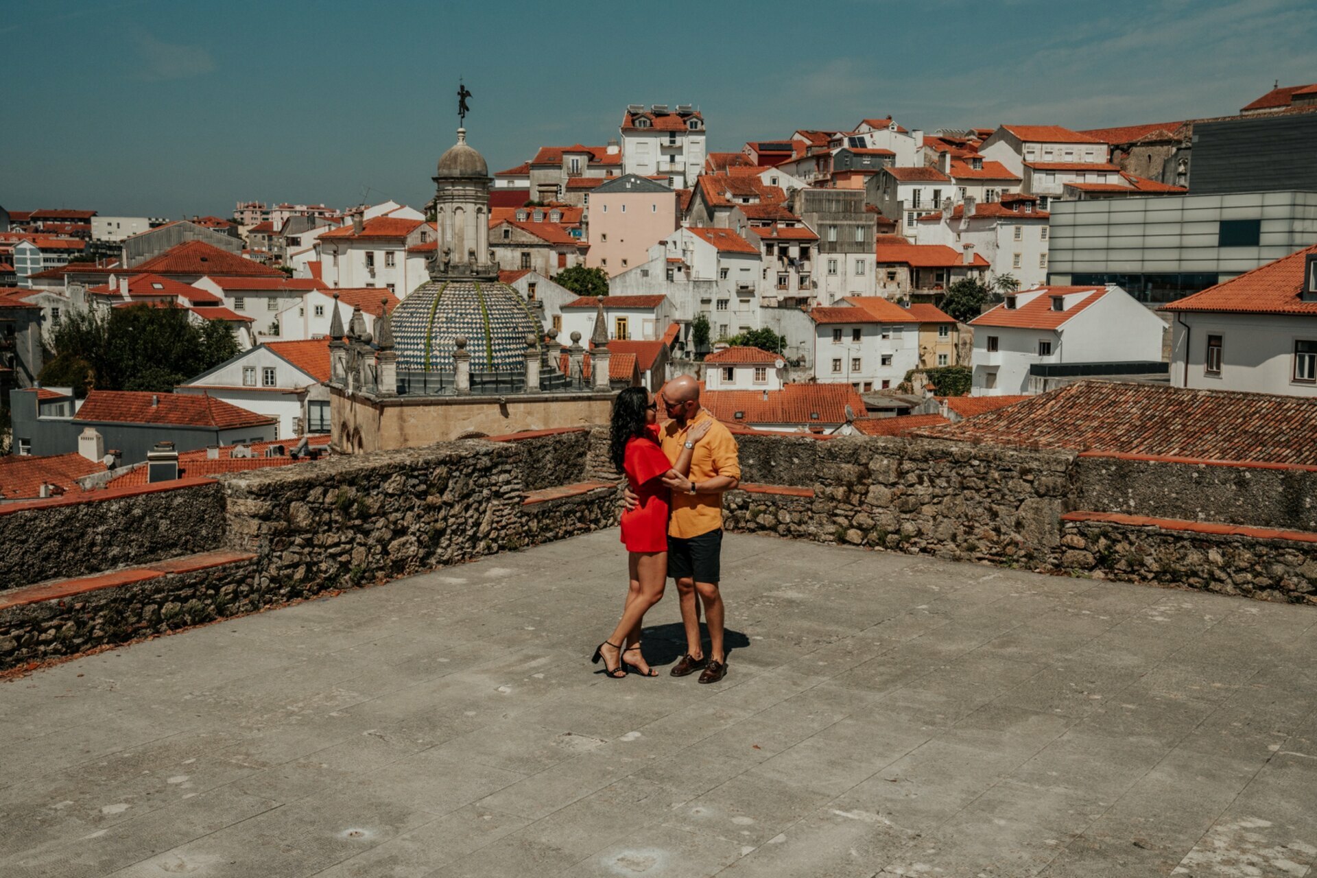 Sessão fotográfica em Viseu e Coimbra: Margarida e João